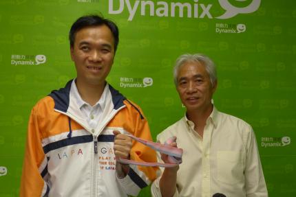 領跑員梁耀忠議員及失明跑手李啟德接受《九廣揭露》訪問